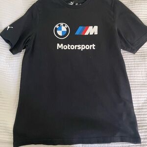 Puma Black BMW Motorsport Kids Tee